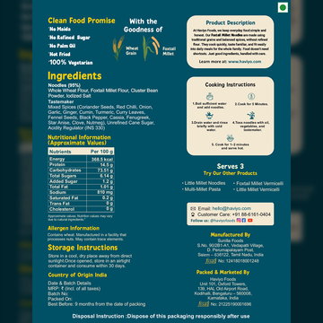 Foxtail Millet Noodles