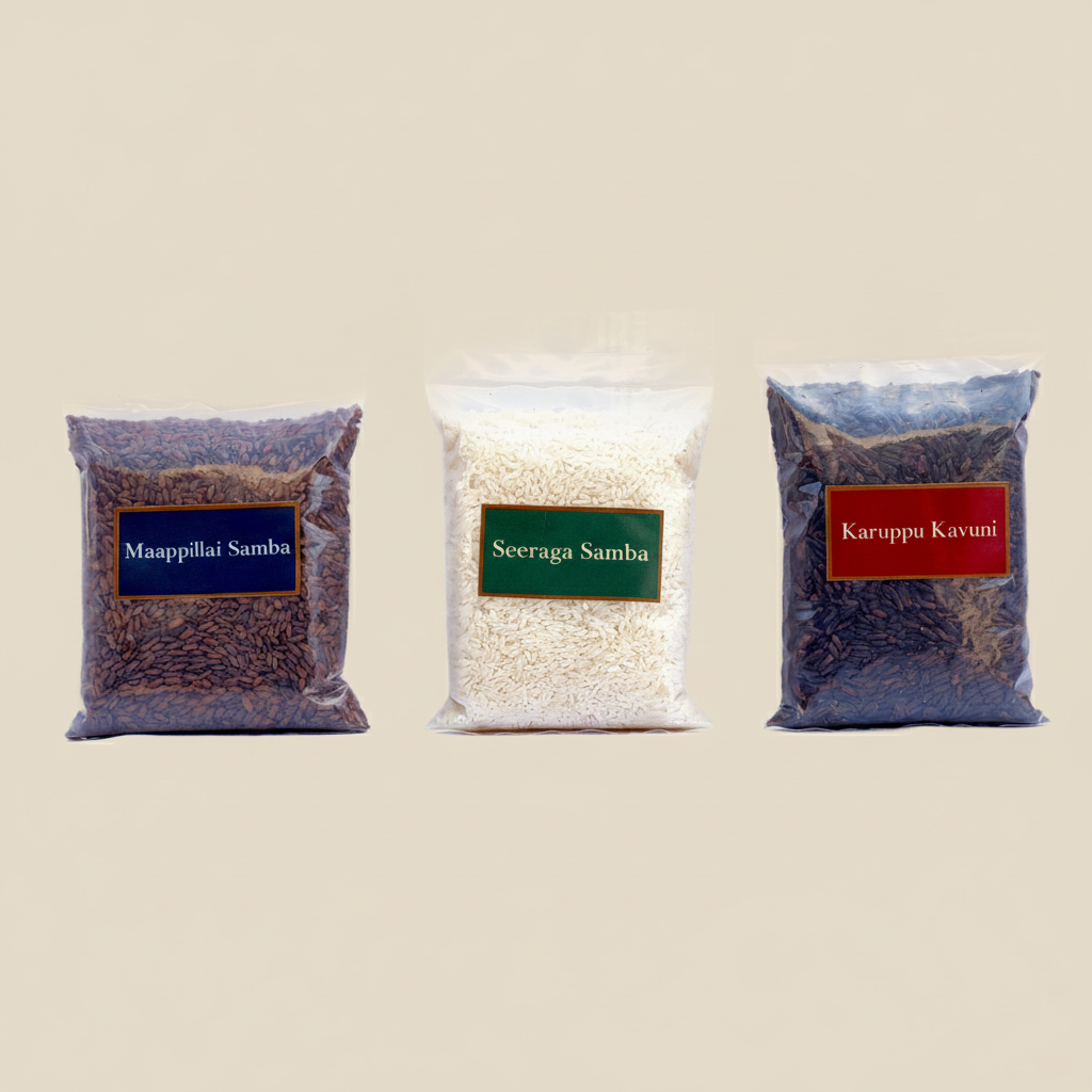 Heritage Tamil Rice Collection – 9 Varieties of Ancient Goodness